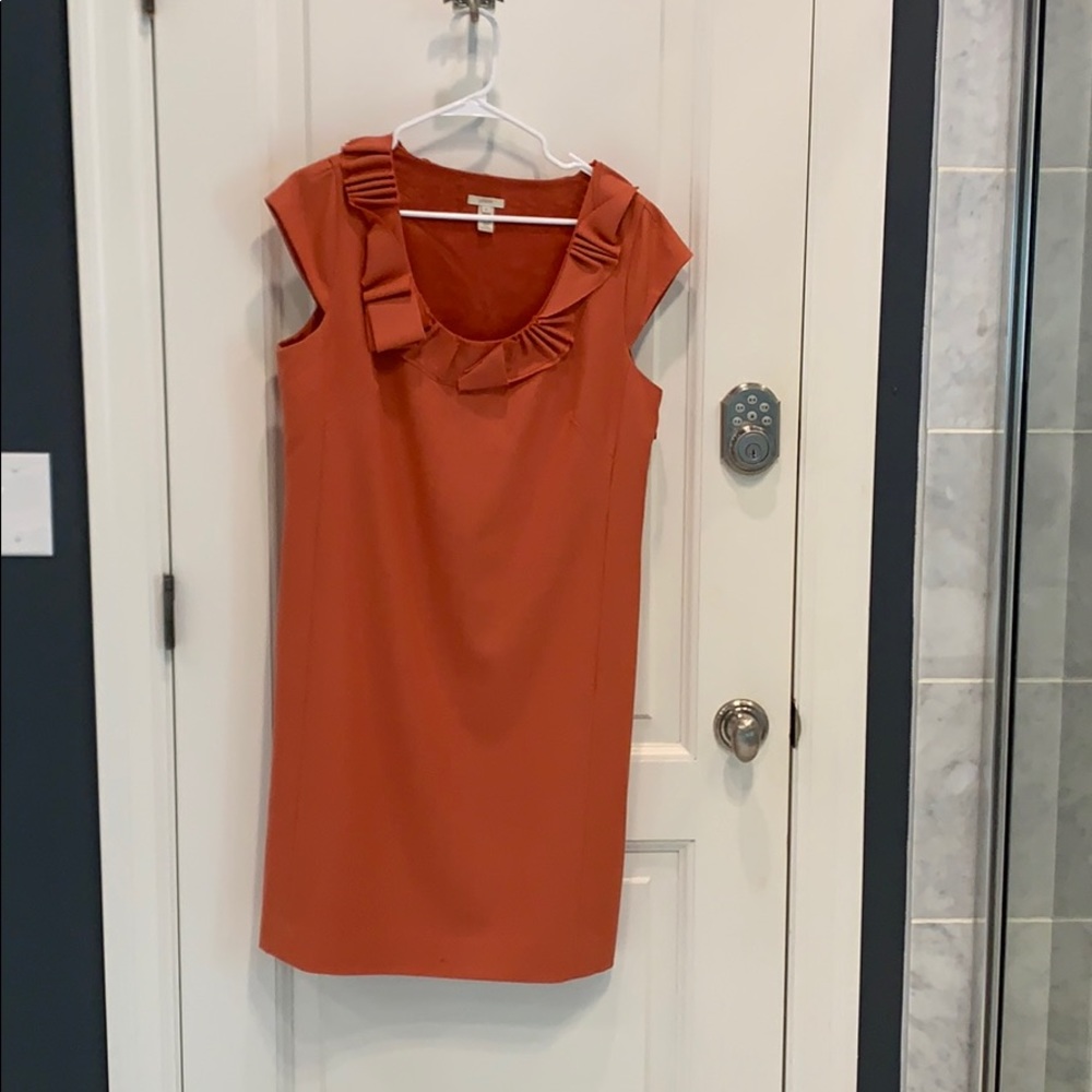 Peach J crew dress